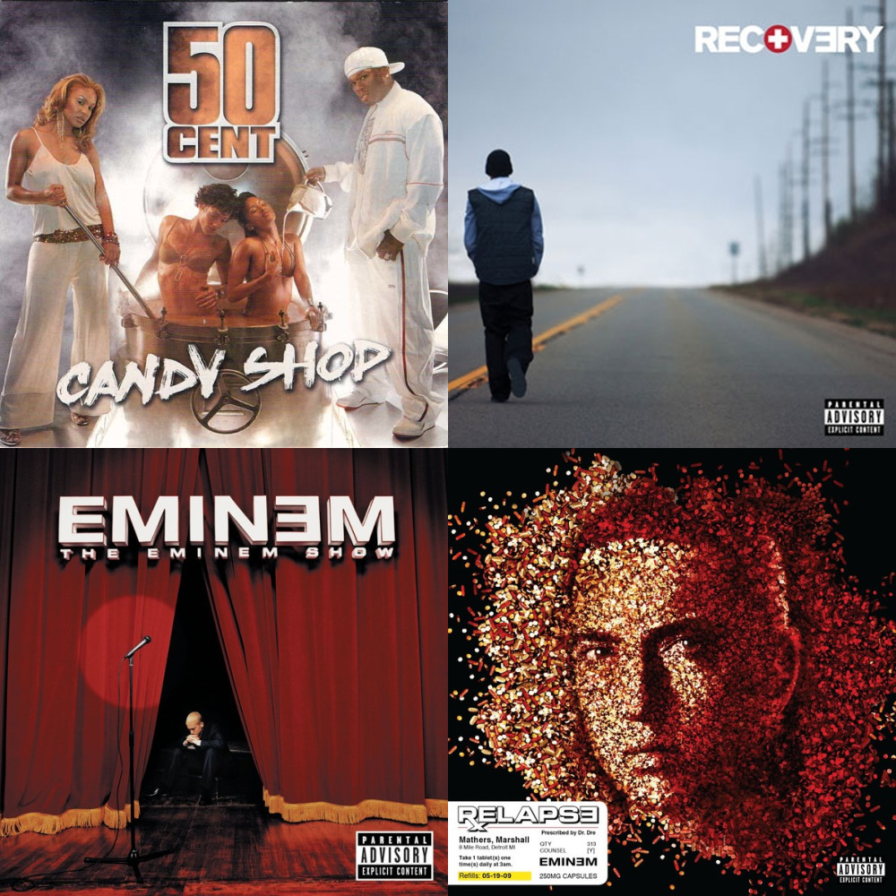 Eminem,50 cent